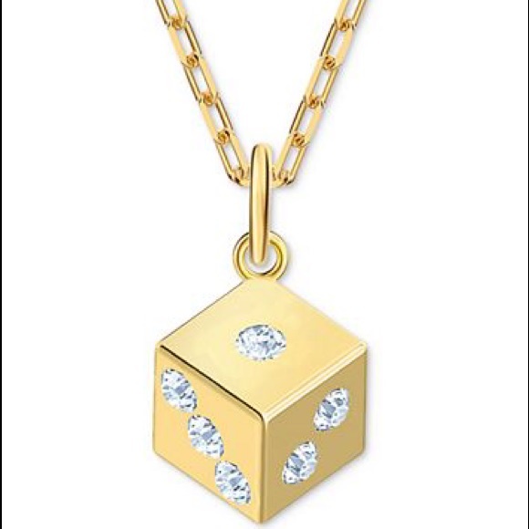 Swarovski Jewelry - Swarovski Dice Necklace brand new in box